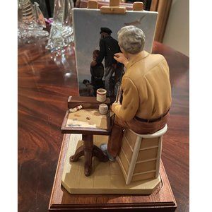 Norman Rockwell Statue - Outward Bound - Numbered & Signed
